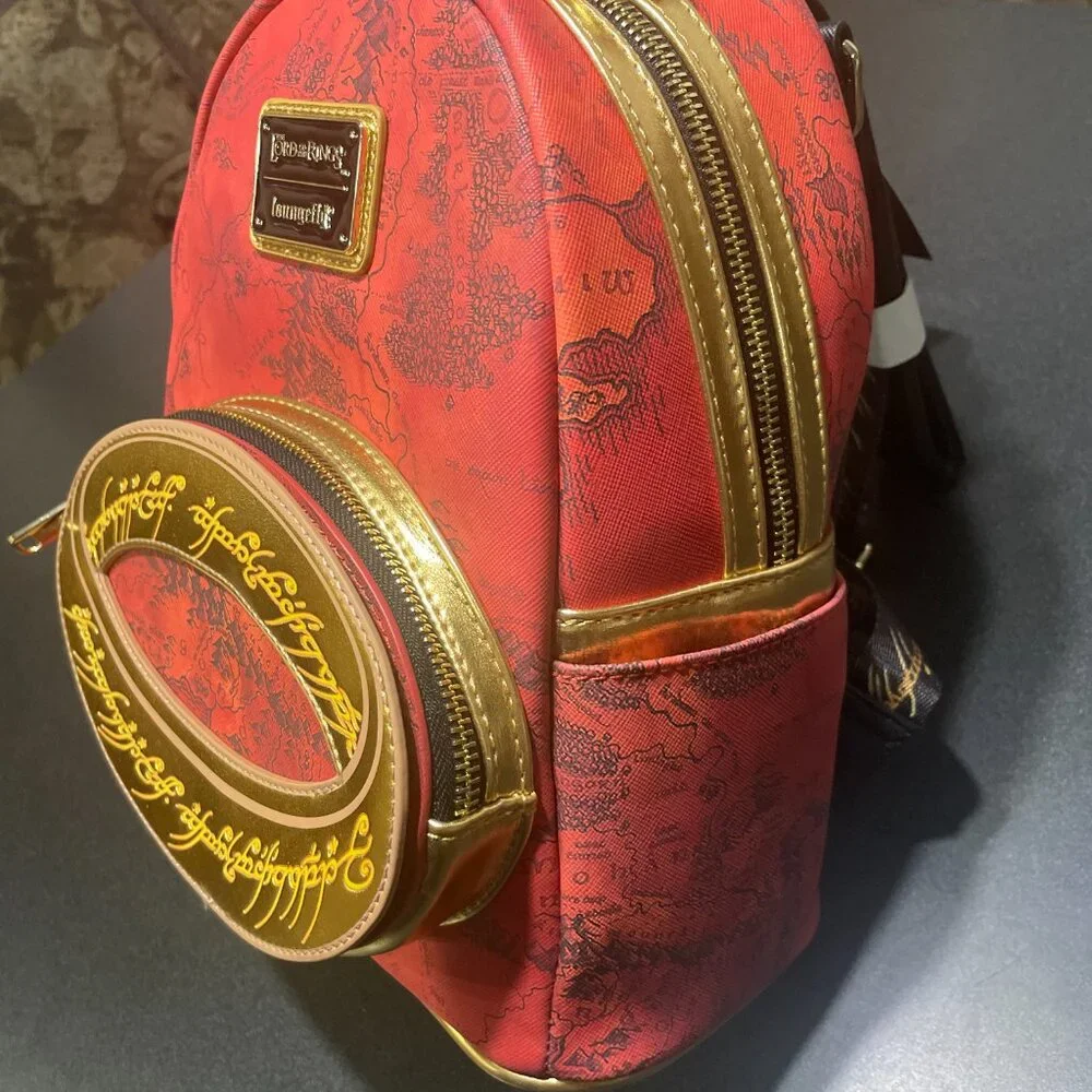 NWT Loungefly Lord of the Rings Mini Backpack - Picture 3 of 7